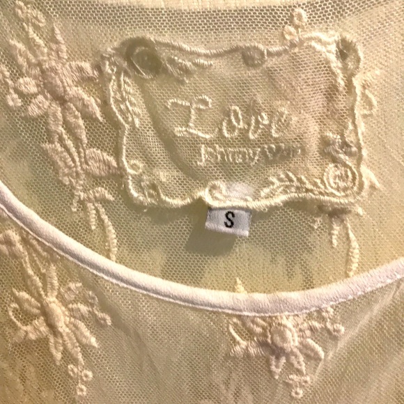 Johnny Was -gorgeous boho cream lace top, in perfect condition - Picture 2 of 4